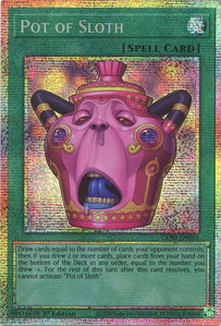 Pot of Sloth (Starlight Rare) - Chaos Origins (CORI) #CORI-EN061 - Starlight Rare YuGiOh Trading Card