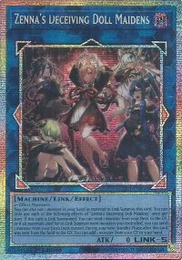 Zenna's Deceiving Doll Maidens (Starlight Rare) - Chaos Origins (CORI) #CORI-EN043 - Starlight Rare YuGiOh Trading Card