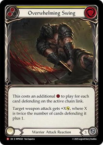 Overwhelming Swing - Mastery Pack Warrior (MPW) #MPW024 - Majestic Flesh and Blood Trading Card