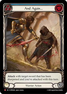 And Again... (Extended Art) - Mastery Pack Warrior (MPW) #MPW028 - Majestic Flesh and Blood Trading Card