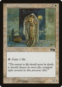Silent Attendant - Urza's Saga (USG) #51 - Common Magic: The Gathering Trading Card