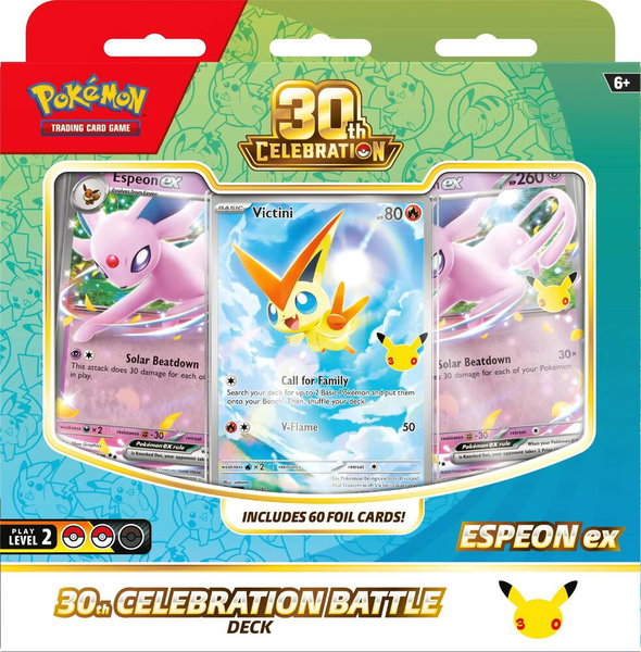 30th Celebration Battle Deck [Espeon ex] - ME: 30th Celebration Pokémon trading card