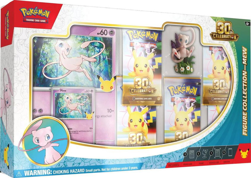 30th Celebration Figure Collection [Mew] - ME: 30th Celebration Pokémon trading card