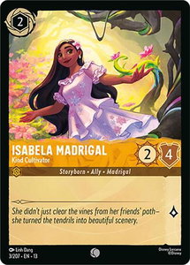 Isabela Madrigal - Kind Cultivator - Attack of the Vine! (13) #3/207 - Common Disney Lorcana Trading Card