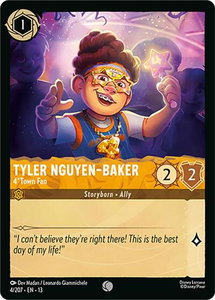 Tyler Nguyen-Baker - 4*Town Fan - Attack of the Vine! (13) #4/207 - Common Disney Lorcana Trading Card