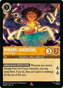 Mirabel Madrigal - Family Guardian - Attack of the Vine! (13) #25/207 - Rare Disney Lorcana Trading Card