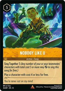 Nobody Like U - Attack of the Vine! (13) #35/207 - Rare Disney Lorcana Trading Card