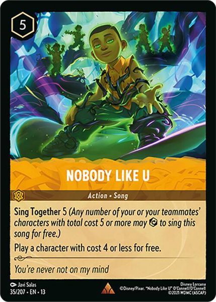 Nobody Like U - Attack of the Vine! Disney Lorcana trading card