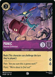 Panic - Hammer Enthusiast - Attack of the Vine! (13) #41/207 - Common Disney Lorcana Trading Card