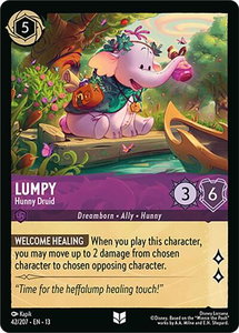Lumpy - Hunny Druid - Attack of the Vine! (13) #42/207 - Uncommon Disney Lorcana Trading Card