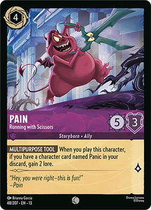 Pain - Running with Scissors - Attack of the Vine! (13) #48/207 - Common Disney Lorcana Trading Card