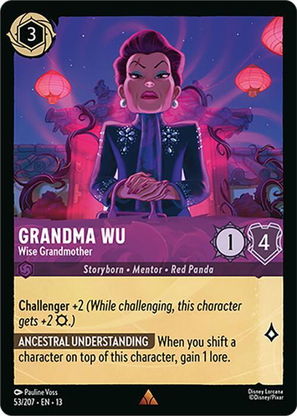 Grandma Wu - Wise Grandmother - Attack of the Vine! Disney Lorcana trading card