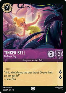 Tinker Bell - Finding a Way - Attack of the Vine! (13) #56/207 - Uncommon Disney Lorcana Trading Card