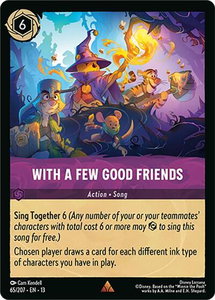 With a Few Good Friends - Attack of the Vine! (13) #65/207 - Rare Disney Lorcana Trading Card