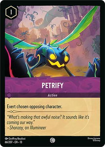 Petrify - Attack of the Vine! (13) #66/207 - Common Disney Lorcana Trading Card