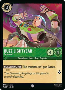 Buzz Lightyear - Grounded - Attack of the Vine! (13) #76/207 - Common Disney Lorcana Trading Card