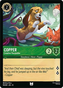 Copper - Creative Storyteller - Attack of the Vine! (13) #90/207 - Uncommon Disney Lorcana Trading Card