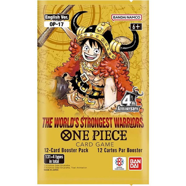The World's Strongest Warriors Booster Pack - The World's Strongest Warriors One Piece trading card