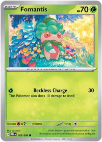 Fomantis - 003/084 - ME05: Pitch Black (ME05) #003/084 - Common Pokémon Trading Card