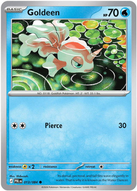 Goldeen - 013/084 - ME05: Pitch Black Pokémon trading card