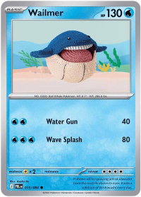 Wailmer - ME05: Pitch Black (ME05) #015/084 - Common Pokémon Trading Card