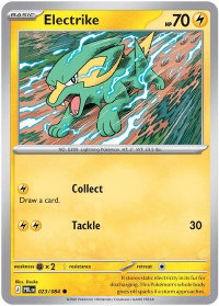 Electrike - ME05: Pitch Black (ME05) #023/084 - Common Pokémon Trading Card
