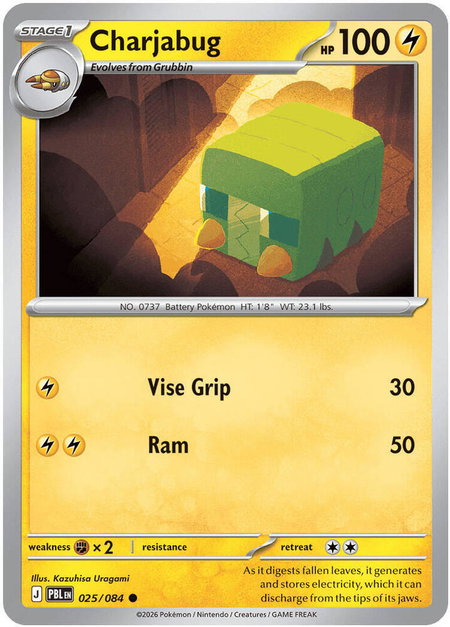 Charjabug - ME05: Pitch Black Pokémon trading card