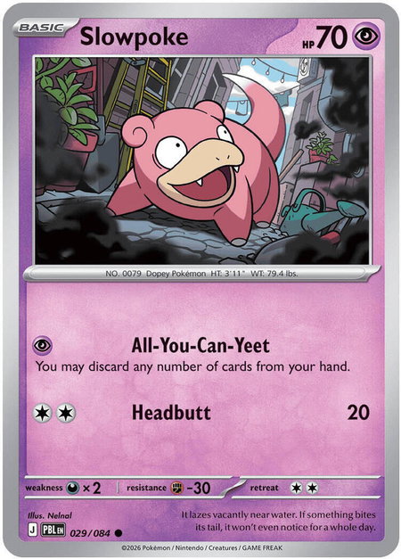 Slowpoke - ME05: Pitch Black Pokémon trading card