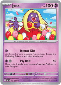 Jynx - ME05: Pitch Black (ME05) #032/084 - Common Pokémon Trading Card