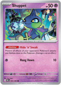 Shuppet - ME05: Pitch Black (ME05) #033/084 - Common Pokémon Trading Card