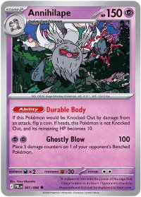 Annihilape - ME05: Pitch Black (ME05) #041/084 - Uncommon Pokémon Trading Card
