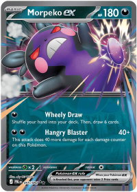 Morpeko ex - 055/084 - ME05: Pitch Black (ME05) #055/084 - Double Rare Pokémon Trading Card