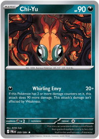Chi-Yu - ME05: Pitch Black (ME05) #059/084 - Rare Pokémon Trading Card