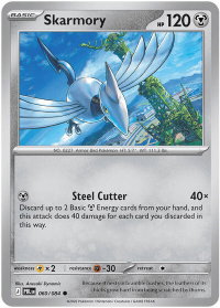 Skarmory - ME05: Pitch Black (ME05) #060/084 - Common Pokémon Trading Card