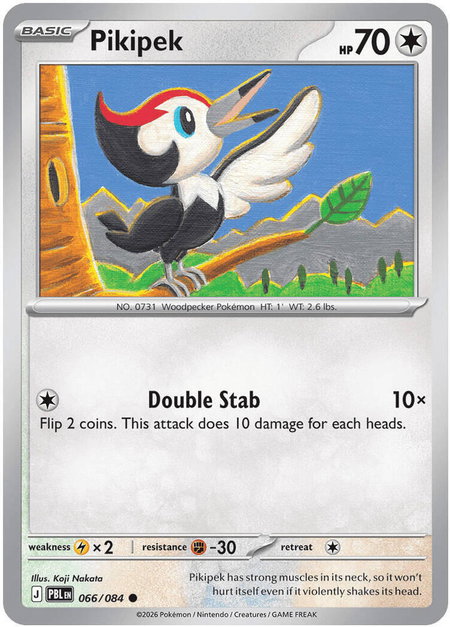 Pikipek - ME05: Pitch Black Pokémon trading card