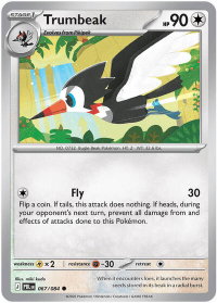 Trumbeak - ME05: Pitch Black (ME05) #067/084 - Common Pokémon Trading Card