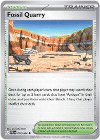 Fossil Quarry - ME05: Pitch Black (ME05) #076/084 - Uncommon Pokémon Trading Card