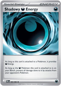 Shadowy Darkness Energy - ME05: Pitch Black (ME05) #083/084 - Rare Pokémon Trading Card