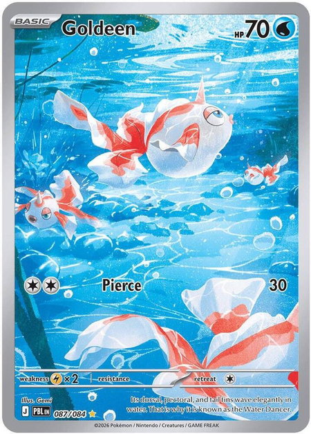 Goldeen - 087/084 - ME05: Pitch Black Pokémon trading card