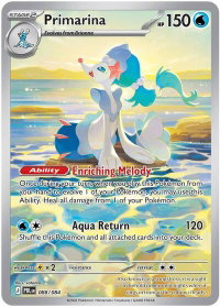 Primarina - 088/084 - ME05: Pitch Black (ME05) #088/084 - Illustration Rare Pokémon Trading Card