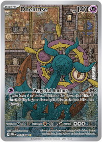 Dhelmise - 091/084 - ME05: Pitch Black (ME05) #091/084 - Illustration Rare Pokémon Trading Card