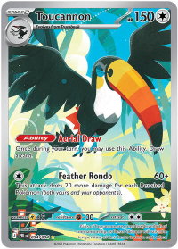Toucannon - 094/084 - ME05: Pitch Black (ME05) #094/084 - Illustration Rare Pokémon Trading Card