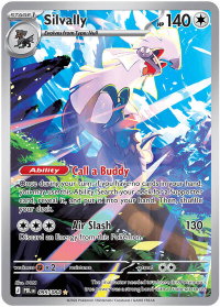 Silvally - 095/084 - ME05: Pitch Black (ME05) #095/084 - Illustration Rare Pokémon Trading Card