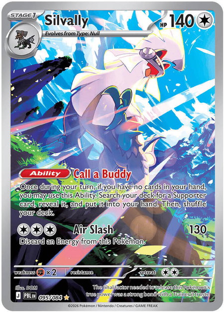 Silvally - 095/084 - ME05: Pitch Black Pokémon trading card