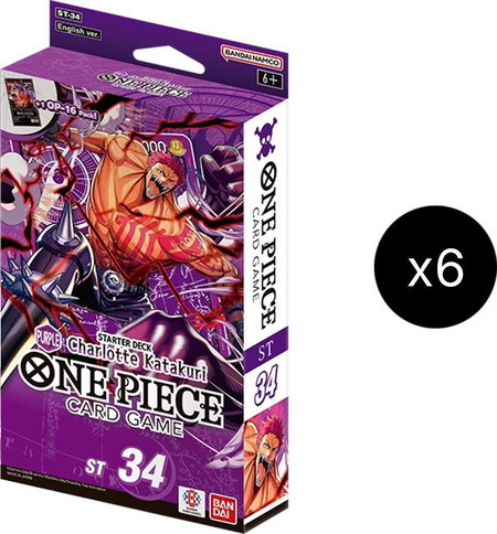 Starter Deck 34: PURPLE Charlotte Katakuri Display - Starter Deck 34: PURPLE Charlotte Katakuri One Piece trading card
