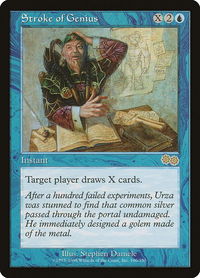 Stroke of Genius - Urza's Saga (USG) #100 - Rare Magic: The Gathering Trading Card