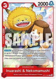 Inuarashi & Nekomamushi - The World's Strongest Warriors (OP17) #OP17-004 - Common One Piece Trading Card