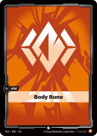 Body Rune - Vendetta (VEN) #R04 - Common Riftbound Trading Card