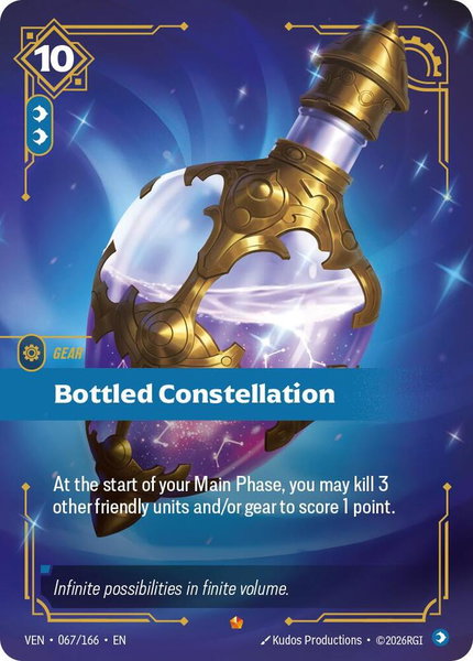 Bottled Constellation trading card from Vendetta Bottled Constellation - Vendetta Riftbound trading card