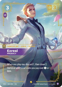Ezreal - Prodigy - Vendetta (VEN) #SP5/006 - Showcase Riftbound Trading Card